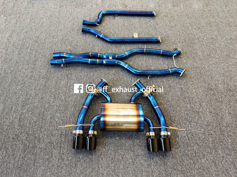 Mise à niveau du système d'échappement sport à valve en titane BMW G87 M2