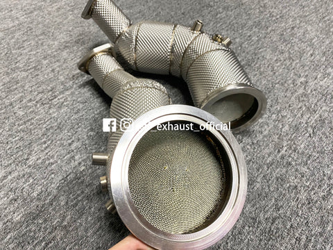 Mise à niveau des tuyaux de descente Audi C8 RS6/RS7