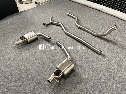 Upgrade MB AMG X290 GT43/GT50/GT53 Ventil-Sportauspuffanlage