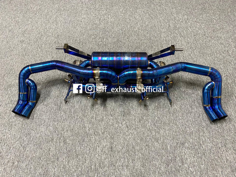 Mise à niveau du système d'échappement sport à valves en titane de l'Audi R8 V10 (GEN3)