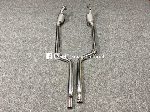 Mercedes Benz W204 C63 AMG M156 Downpipes