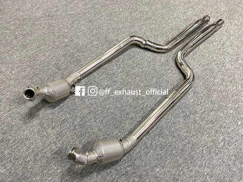 Mercedes Benz W204 C63 AMG M156 Downpipes