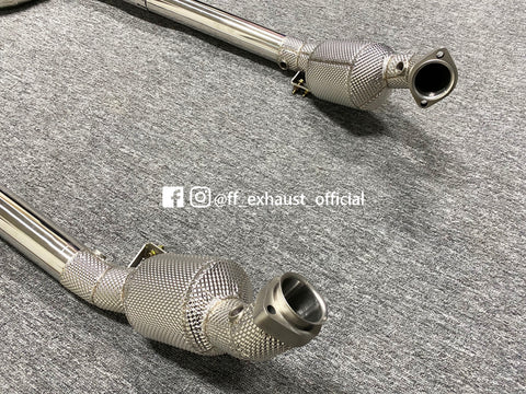 Mercedes Benz W204 C63 AMG M156 Downpipes