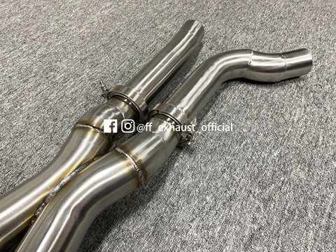 Upgrade BMW F87 M2 Competition S55 Mittelrohrauspuff gleicher Länge