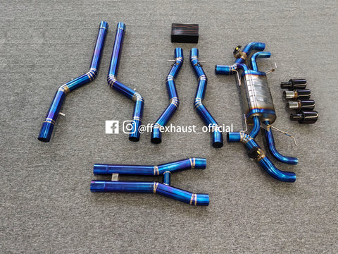Upgrade BMW F91/F92/F93 M8 Titan-Sportauspuffanlage mit Ventilen 
