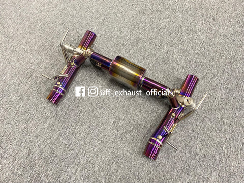 Ferrari F8 Spider/Tributo Titanium Valved Sport Exhaust System