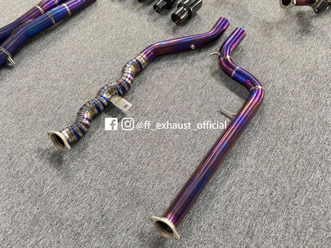 Mise à niveau du système d'échappement sport à valve en titane pour BMW G80 M3 et G82 M4 