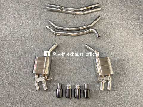 Mise à niveau du système d'échappement sport à soupapes Audi B9 S4/S5 