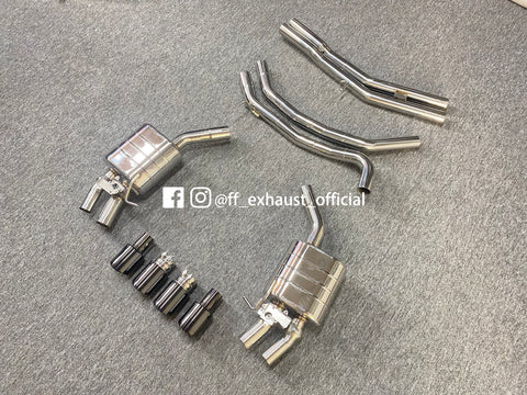Mise à niveau du système d'échappement sport à soupapes Audi B9 S4/S5 