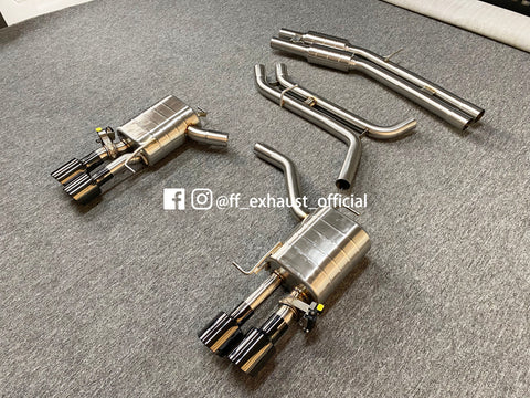 Mise à niveau du système d'échappement sport à soupapes Audi C8 S6/S7 