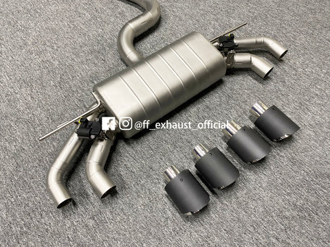 Mise à niveau du système d'échappement sport à soupapes Volkswagen Golf R MK7/7.5 