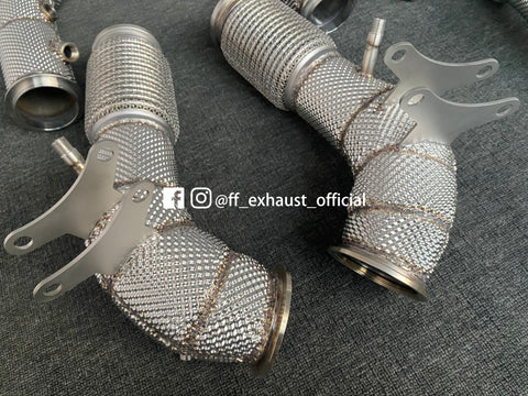 Upgrade Maserati MC20/Cielo Downpipes und OPF Delete Pipes 