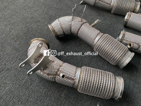 Upgrade Maserati MC20/Cielo Downpipes und OPF Delete Pipes 