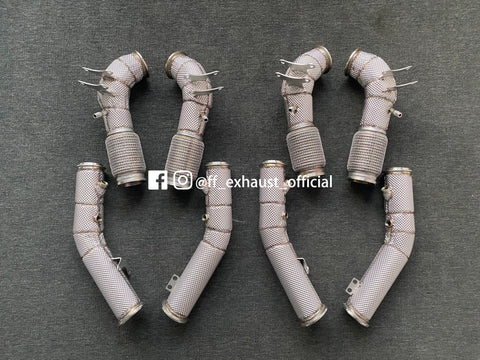 Upgrade Maserati MC20/Cielo Downpipes und OPF Delete Pipes 