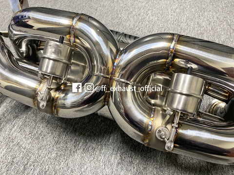 Mise à niveau du système d'échappement sport à soupapes Audi R8 V10 (GEN2) 