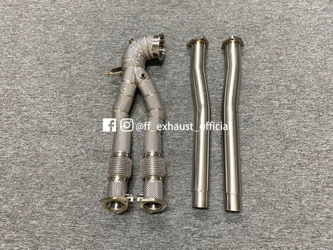 Upgrade Audi RS3 8V &amp; TTRS 8S Fallrohr &amp; Frontrohre 