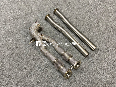 Upgrade Audi RS3 8V &amp; TTRS 8S Fallrohr &amp; Frontrohre 