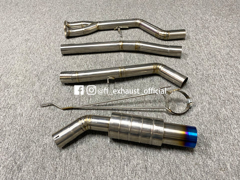 Mise à niveau de l'échappement de course en titane de la BMW F87 M2 Competition 