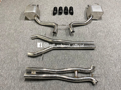 Mise à niveau du système d'échappement sport à soupapes de la Porsche 971 Panamera S/4S 