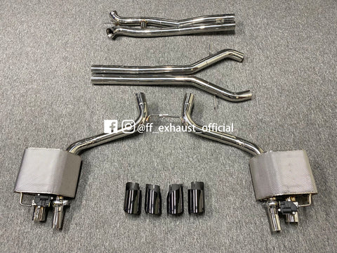 Mise à niveau du système d'échappement sport à soupapes de la Porsche 971 Panamera S/4S 