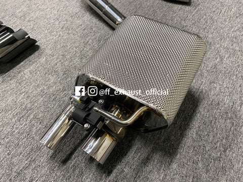 Mise à niveau du système d'échappement sport à soupapes de la Porsche 971 Panamera S/4S 