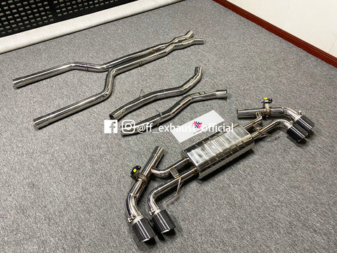 Mise à niveau du système d'échappement sport à soupapes BMW F95 X5M/F96 X6M 