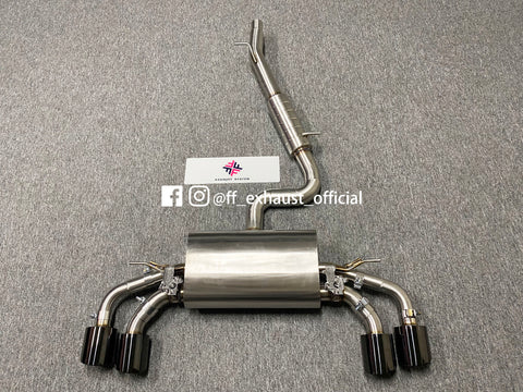 Mise à niveau du système d'échappement sport à soupapes de la Volkswagen Golf R MK8 