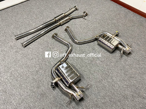 Upgrade MB AMG W222 S500/S550/S63 Ventil-Sportauspuffanlage 