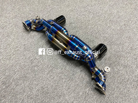Upgrade Porsche 718 Cayman/Boxster GT4/Spyder Titanium Valved Sport Exhaust System
