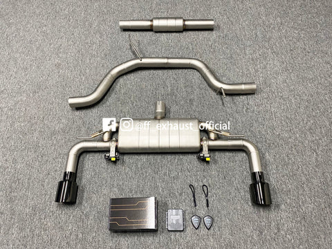 Mise à niveau du système d'échappement sport à soupapes de la Volkswagen Golf GTI MK8 