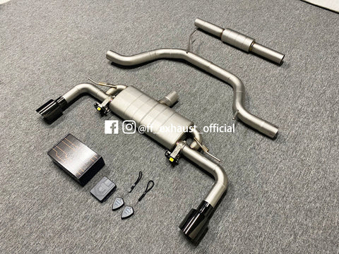 Mise à niveau du système d'échappement sport à soupapes de la Volkswagen Golf GTI MK8 