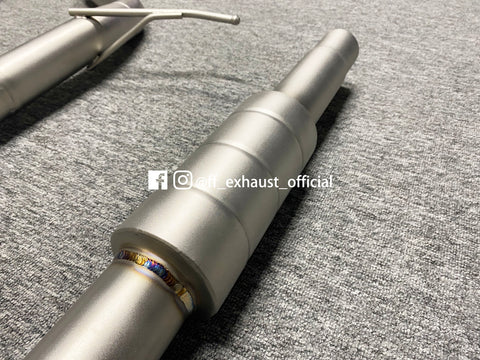 Mise à niveau du système d'échappement sport à soupapes de la Volkswagen Golf GTI MK8 