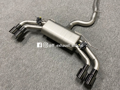 Mise à niveau du système d'échappement sport à soupapes Audi MK3 TT/TTS 8S 