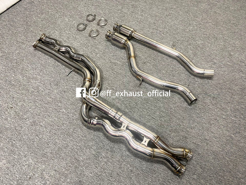 Mise à niveau du tuyau d'échappement intermédiaire de longueur égale pour BMW F80 M3 et F82 M4 S55 