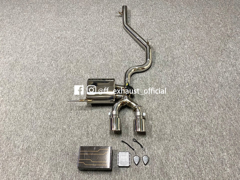 VW Golf R MK6 Valvetronic Exhaust System