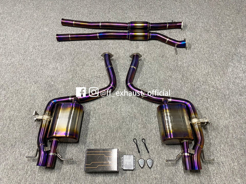 Mercedes Benz W222 S63 AMG Titanium Valvetronic Exhaust System