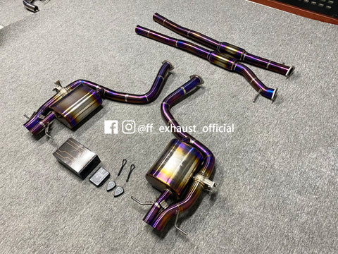 Mercedes Benz W222 S63 AMG Titanium Valvetronic Exhaust System