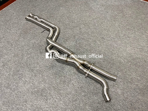 Upgrade BMW F87 M2 Competition S55 Mittelrohrauspuff gleicher Länge 