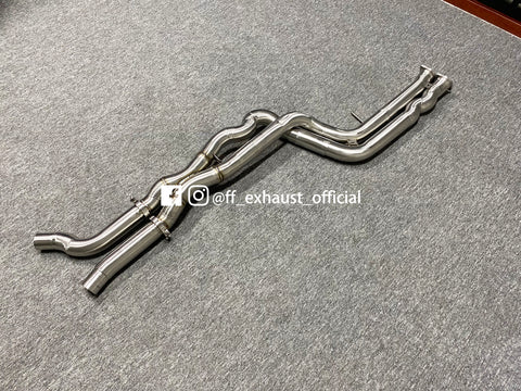 Mise à niveau du pot d'échappement intermédiaire de longueur égale BMW F87 M2 Competition S55 
