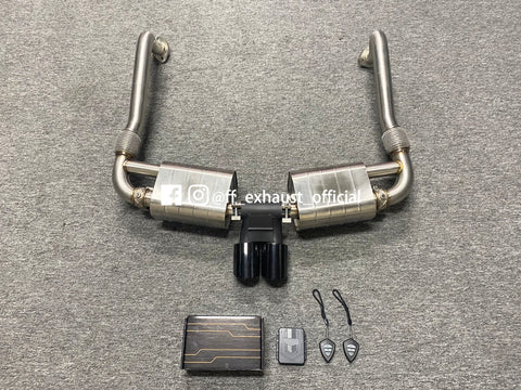 Upgrade Porsche 718 Boxster/Cayman Ventil-Sportauspuffanlage 