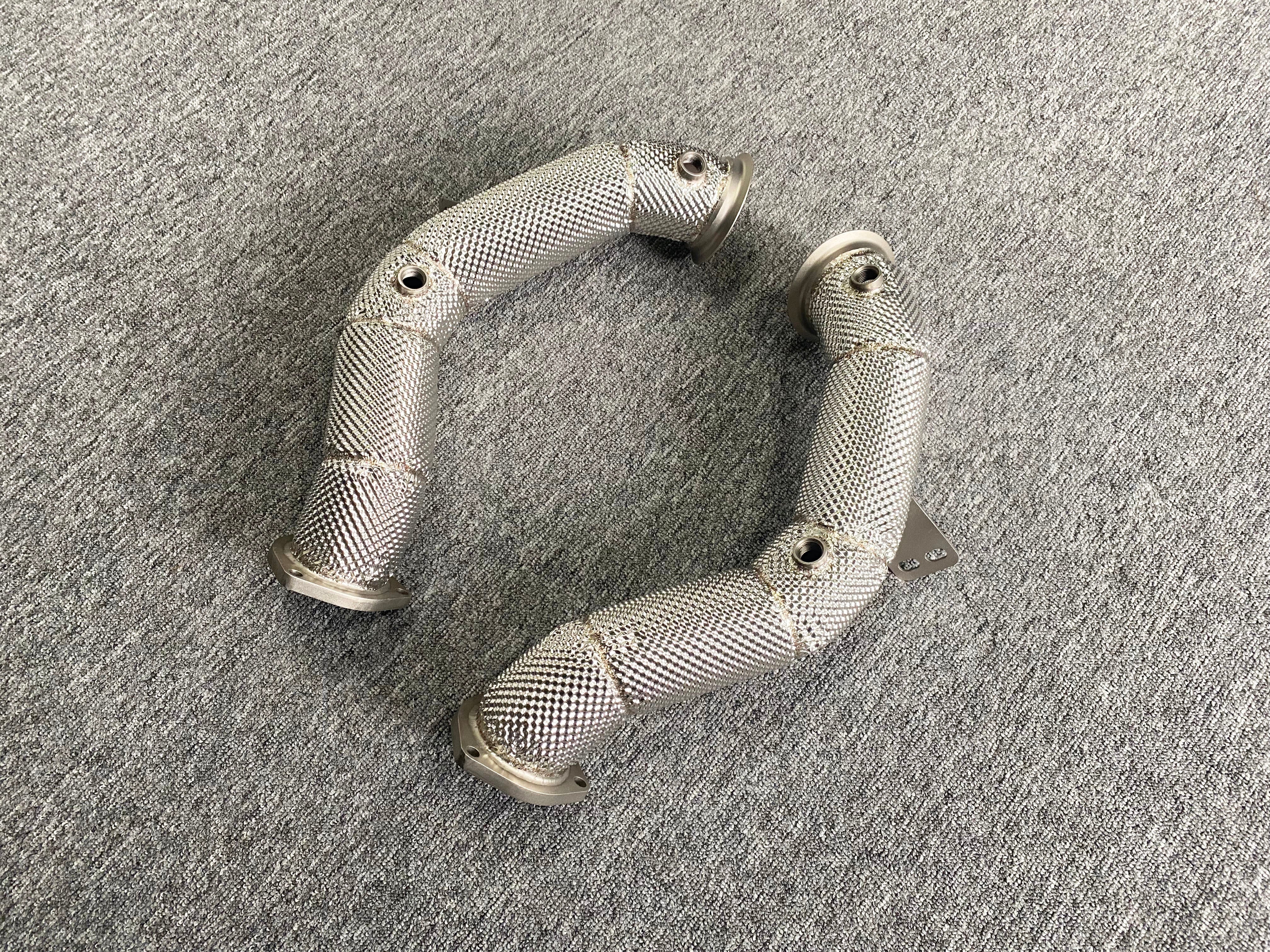 Aston Martin DBX 707 Performance Downpipes – FF Exhaust Shop