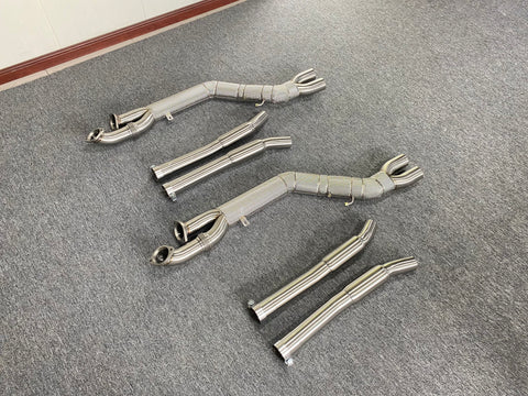 Upgrade BMW G80 M3 &amp; G82 M4 gleichlanger Einzel-Mittelrohrauspuff 