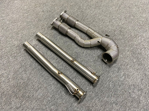 Upgrade Audi RS3 8V &amp; TTRS 8S Fallrohr &amp; Frontrohre 