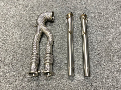 Upgrade Audi RS3 8V &amp; TTRS 8S Fallrohr &amp; Frontrohre 