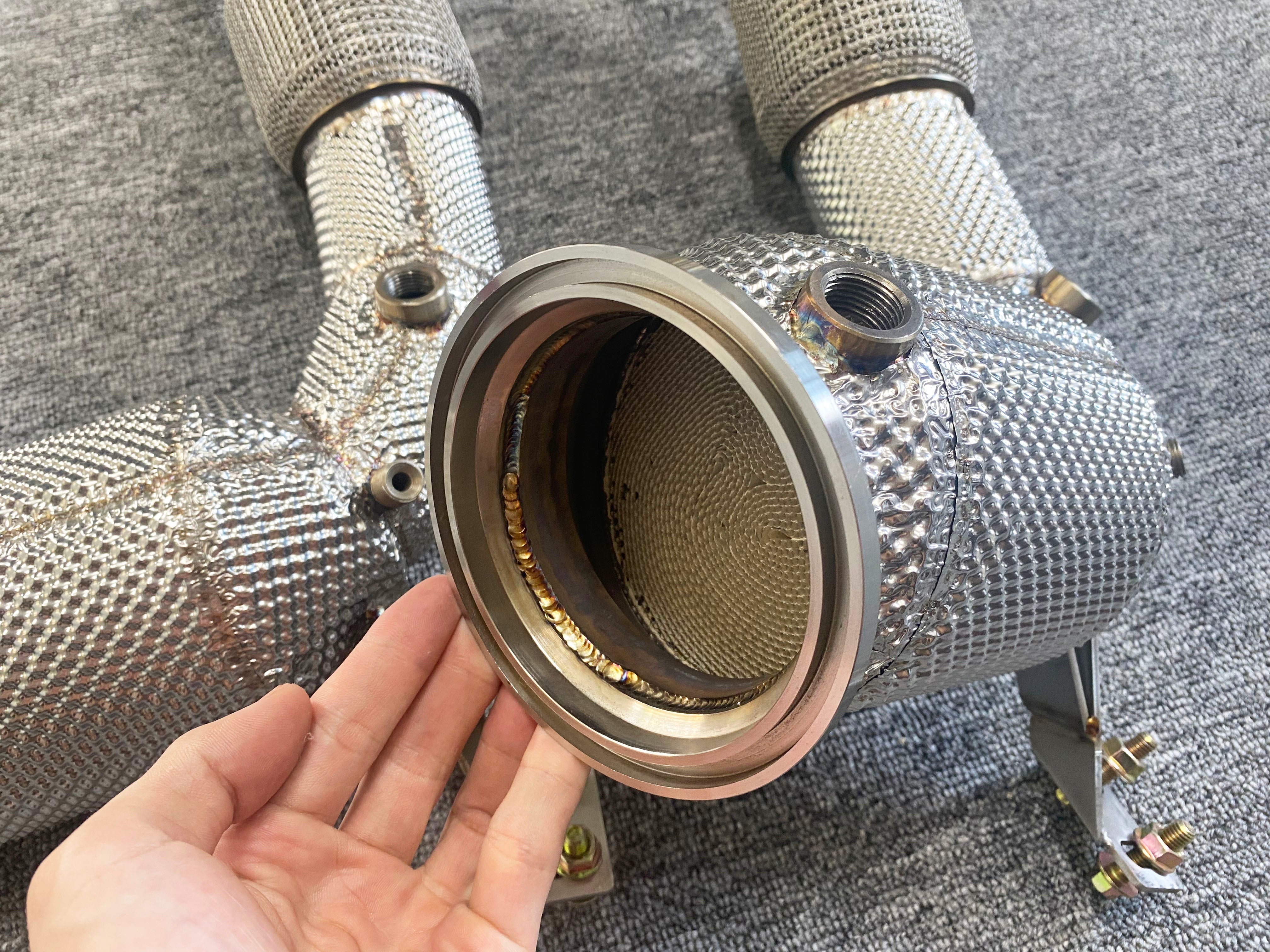 BMW F40 M135i/F44 M235i xDrive B48 Downpipe – FF Exhaust Shop