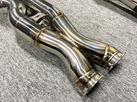 Upgrade BMW F80 M3 und F82 M4 Sportauspuffanlage mit gleicher Länge und Ventilen 