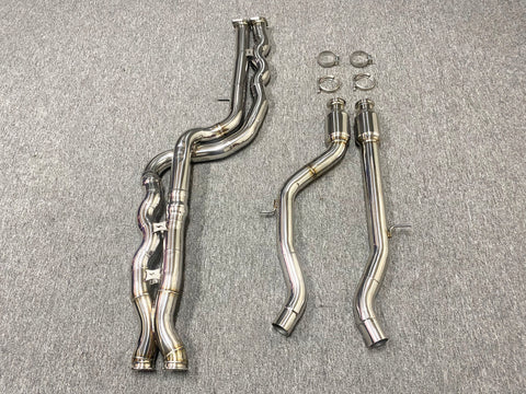 Upgrade BMW F80 M3 &amp; F82 M4 S55 Mittelrohrauspuff gleicher Länge 