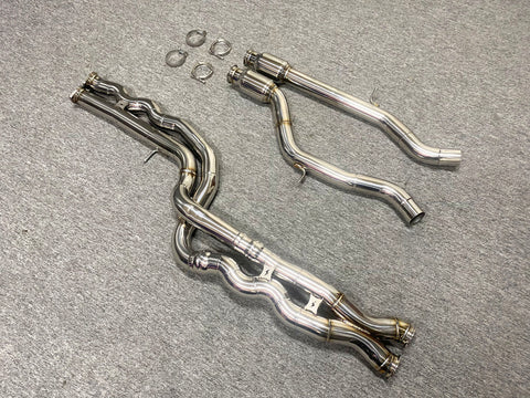 Upgrade BMW F80 M3 &amp; F82 M4 S55 Mittelrohrauspuff gleicher Länge 