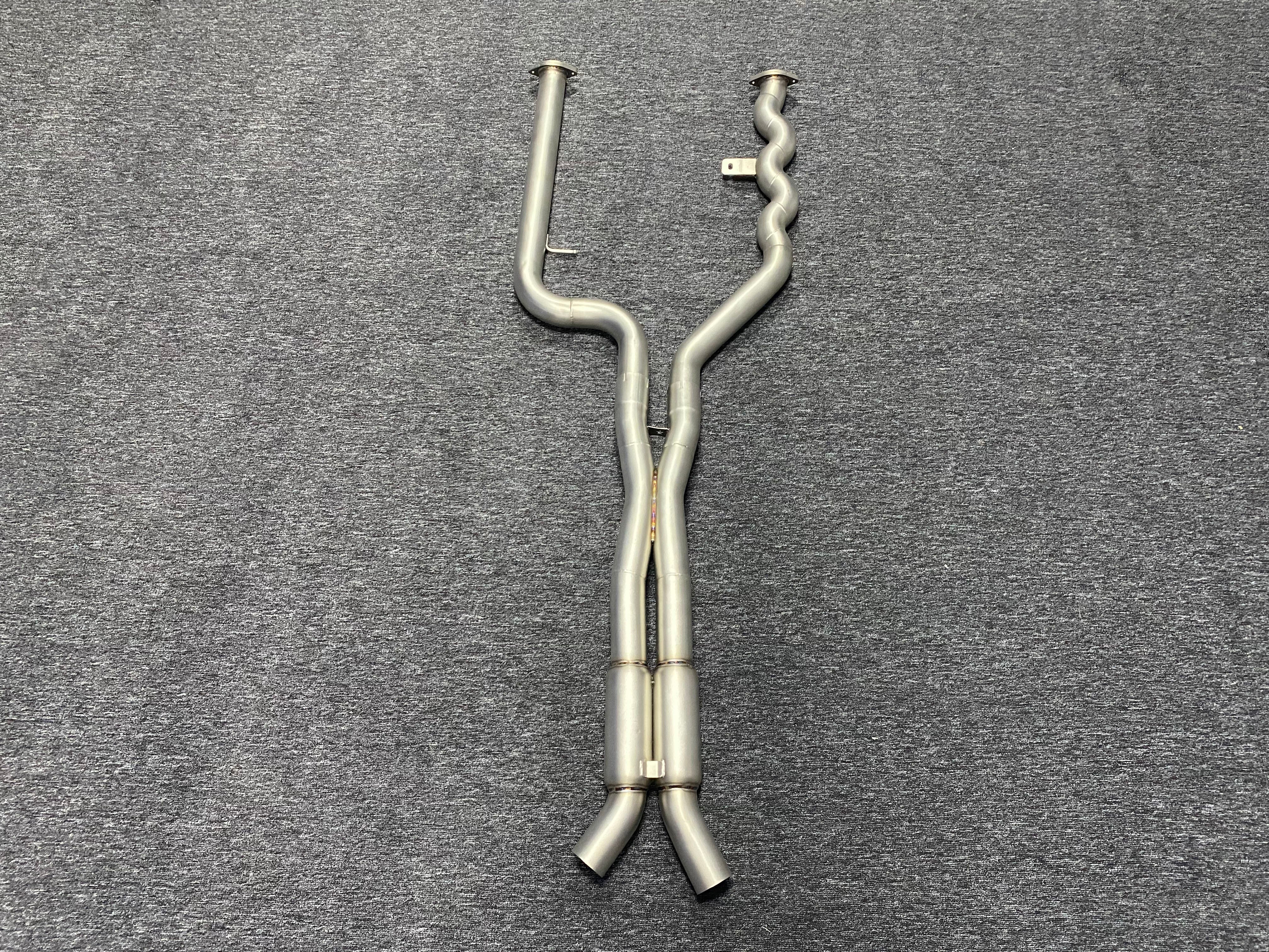 BMW G80/G82 M3/M4 Midpipe with X-pipe design – FF Exhaust Shop
