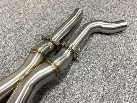 Upgrade BMW F87 M2 Competition S55 Mittelrohrauspuff gleicher Länge 